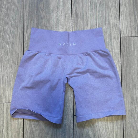 NVGTN Seamless Biker Short (Lilac) - Picture 1 of 2